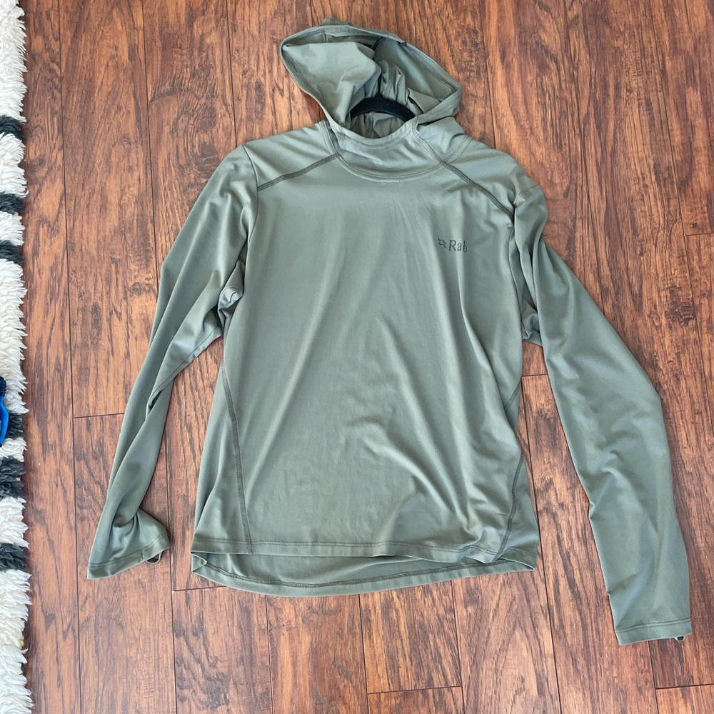 Rab sun hoody light weight green